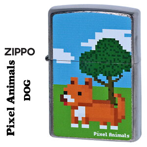 (݌ɌŏI) ZIPPO(Wb|[C^[) sNZAj} DOG hbO Pixel ubVN[ tJ[ 2PA-DOG IV 킢 g Ck  L[g sNZA[g zippo C^