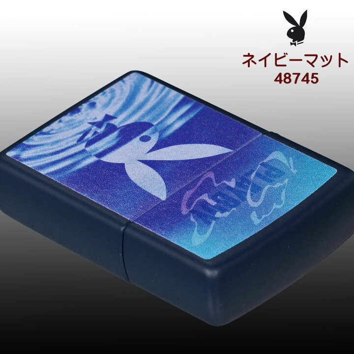楽天市場】zippo(ジッポーライター)PLAYBOY プレイボーイ ネイビー 