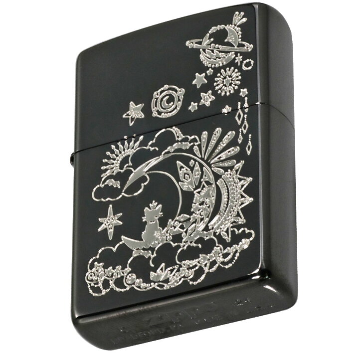 楽天市場】zippo ライター (ジッポーライター)柴尾 shibao 月と猫 