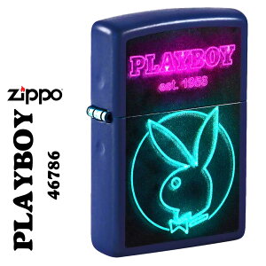 zippo(�W�b�|�[���C�^�[) PLAYBOY ���K���C�Z���X �v���C�{�[�C�@�l�C�r�[�}�b�g �l�I���f�U�C�� US 2025�H�~���f�� 46786�@���r�b�g�w�b�h�@�@BLUE�@�u���[�@���@�������@�u�����h�@�����Y�@��