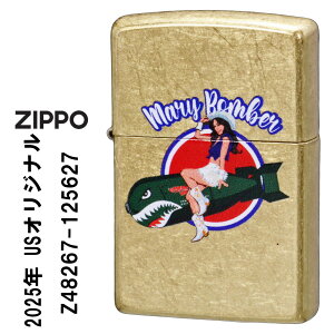 zippo �W�b�|�[���C�^�[ US�I���W�i��ZIPPO 2025 �K�[���� MARY BOMBER �����@�V���{���K�[�� �X�g���[�g�u���X �v�����g���H Z48267-125627 �I�C�����C�^�[ �m�[�Y�A�[�g �����Y ���f�B�[�X ���킢�� �Z