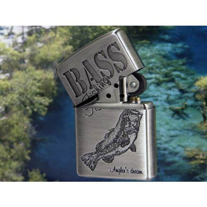 楽天市場】ZIPPO ジッポ ライター 釣り道ジッポー ブラックバス BASS 