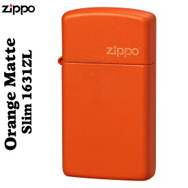 ZIPPO ジッポ ライター オレンジマットジッポ スリム zippo slim#1631ZLジッポ ジッポーライタ− 送料無料　【クロネコゆうパケット可】