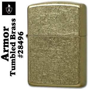 zippo A[}[ Wb| C^| TUMBLED BRASS 28496 ZIPPO lighter ARMOR Case Wb|[ Wb|[C^[  IV Y Mtg v[g ylR|Xz 