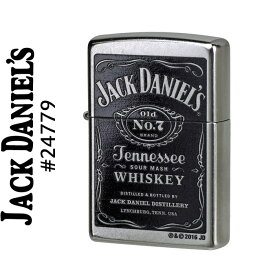 ジャックダニエルジッポー Jack Daniel's Old No. 7 zippo ライター ジッポ Label 24779 ZIPPO 【クロネコゆうパケット可】