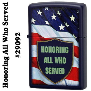 NX}X@([J[Ȃ莟I\) zippo(Wb|[C^[)Honoring All Who Served #29092 Navy MatteylR|Xz
