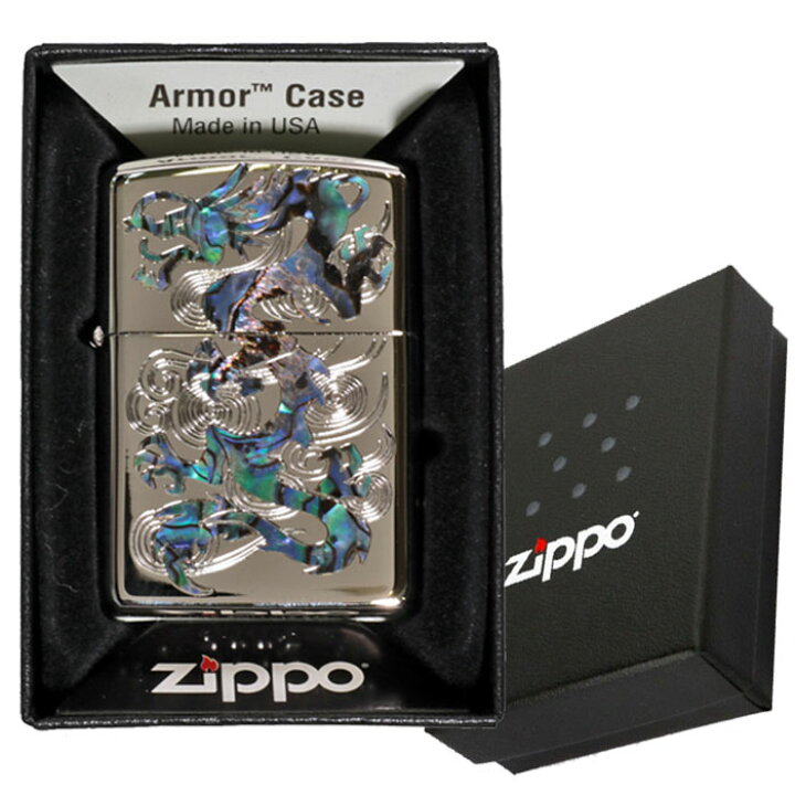楽天市場】zippo アーマー armor (ジッポーライターアーマー)貝貼り 