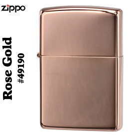 ZIPPO(ジッポーライター) Rose Gold（ローズゴールド）ハイポリッシュ ＃49190 zippo 【ネコポス対応】