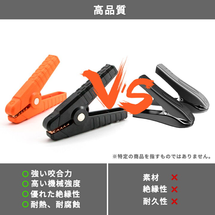 新品同様 Jackery 12v 自動車用バッテリー充電ケーブル バッテリークリップ 車用 バッテリー充電 クリップ 自動車充電 小型 ジャクリ Riosmauricio Com