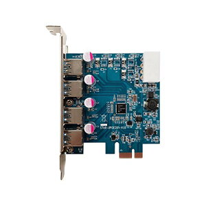 ���l�u�� USB3.2 Gen1 (USB3.0) Type-A x4 �C���^�[�t�F�[�X �J�[�h (PCI-Express x1 �ڑ�) Ren