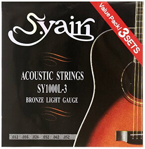 S.Yairi �A�R�[�X�e�B�b�N�M�^�[�� SY-1000L-3 3�Z�b�g�p�b�N ���C�g (012-052) SY-1000L-3