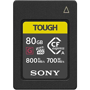 �y����E�A�ʂɁz�\�j�[ CFexpress Type A�������[�J�[�h CEA-G80T TOUGH 80GB(ILCE-1/FX6/FX3/I
