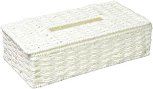 ���ǂ�Y��(Tidorisangyou) �e�B�b�V���P�[�X �z���C�g 26X13.5XH7cm �y�[�p�[�e�B�b�V���P�[�X CH-535WH