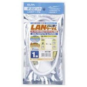 �G���p(ELPA) CAT6LAN �N���X LAN-X1010(W)