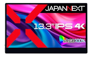 JAPANNEXT 13.3�C���` ���o�C�����j�^�[ IPS �p�l�� 4K UHD 3840x2160�𑜓x �X�}�[�g�P�[�X�t�� (Type C
