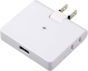 Yazawa ���U�� ���K�[�h�t�R�[�i�[�^�b�v2AC+1USB2.4A�z���C�g H6CK3001UWH ��