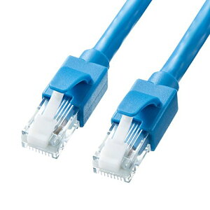 �T�����T�v���C CAT6A LAN�P�[�u�� (20m) 10Gbps/500MHz RJ45 �c���܂�h�~ �u���[ KB-T6ATS-20BL