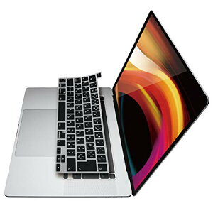 �G���R�� �L�[�{�[�h�J�o�[ MacBook Pro 13inch (2020) / 16inch (2019) �Ή� �V���R�� ���{�� �u���b�N