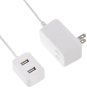 �g�b�v�����h(Topland) USB �d���^�b�v AC1�� USB2�|�[�g �����R�[�h 2.0m �}���[�d �ق���h�~�V���b�^�[ �I�[�g�p��