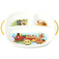 レック アンパンマン ランチプレート (25×19.5×3.5cm) 電子レンジ ・ 食洗機 ・ 煮沸消毒 OK/すべり止…