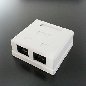 �^���[�YTARO'S LAN�p���[�[�b�g CAT6/CAT5E�Ή� 2�|�[�g RJ45 8��8�c �I�o �H��s�v CRS45-C62J �G�R�Ȉ�