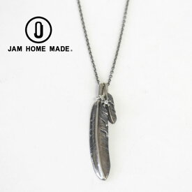 JAM HOME MADE ジャムホームメイド ダブルフェザー&ダイヤモンドネックレス シルバー925 メンズ プレゼント アクセサリー ギフト 誕生日 記念日
