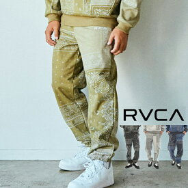 RVCA ルーカ PATCHWORK BANDANA SWEAT PANTS スウェットパンツ ロンパンツ 長ズボン メンズ おしゃれ ブランド S M L XL ギフト プレゼント