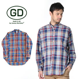 [期間SALE] grandad shirts / グランダッドシャツ　アイリッシュグランダッドカラーシャツ Irish Grandad Collar Shirts 　[20ss新作　メンズ イギリス 英国 おしゃれ かっこいい 紳士 春 夏 大人 彼氏 プレゼント]