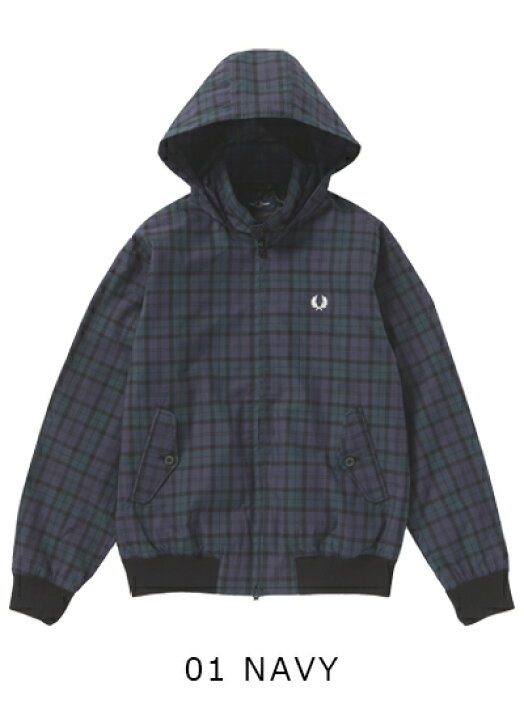 楽天市場】[期間SALE] FRED PERRY/フレッドペリー フードハリントン 