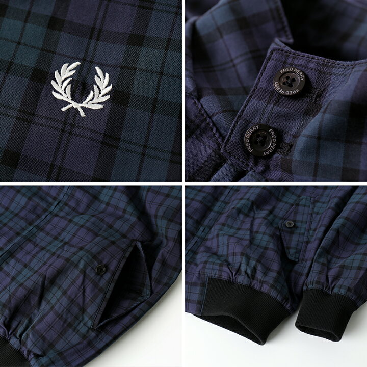 楽天市場】[期間SALE] FRED PERRY/フレッドペリー フードハリントン 