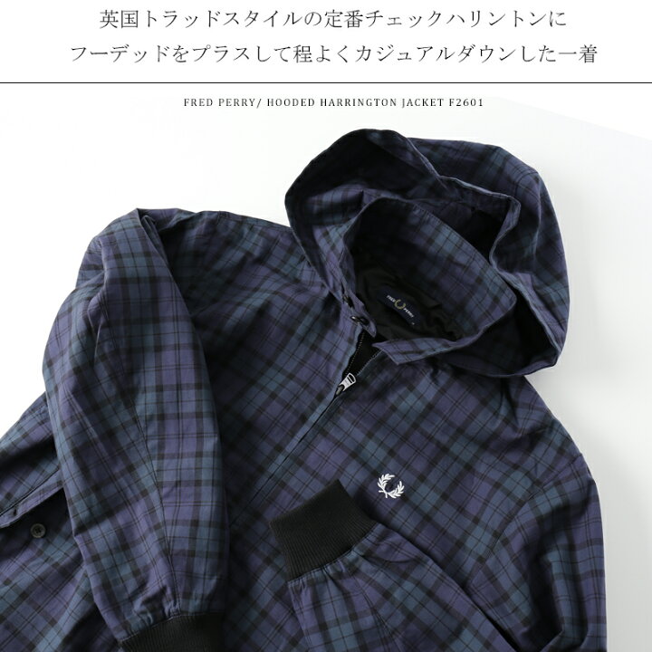 楽天市場】[期間SALE] FRED PERRY/フレッドペリー フードハリントン 