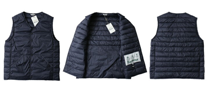 楽天市場】Barbour/バブアー カラーレス バッフル ジレ COLLARLESS 