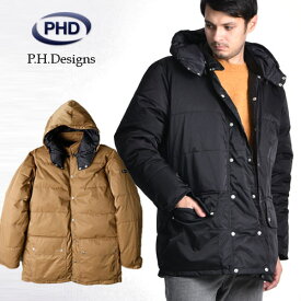 [期間SALE] P.H.Designs/ピーエイチデザインズ ダウンジャケット DICROS SOLO CLASSIC DOUBLE SNAP COAT Jacket PHD-19AW 19[メンズ ジャケット ダウン グースダウン 軽量 撥水 ポケッタブル おしゃれ かっこいい 紳士 秋服 秋物 秋 冬服 冬物 冬 大人 彼氏]