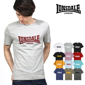 LONSDALE/ロンズデール ベーシックロゴ Tシャツ L8101/L7101/L6106/L51001/L8201[メンズ 半袖 Tシャツ カットソー ティーシャツ メンズTシャツ カットソー おしゃれ かっこいい 紳士 秋服 秋物 秋 冬服 冬物 冬 大人 彼氏 プレゼント]