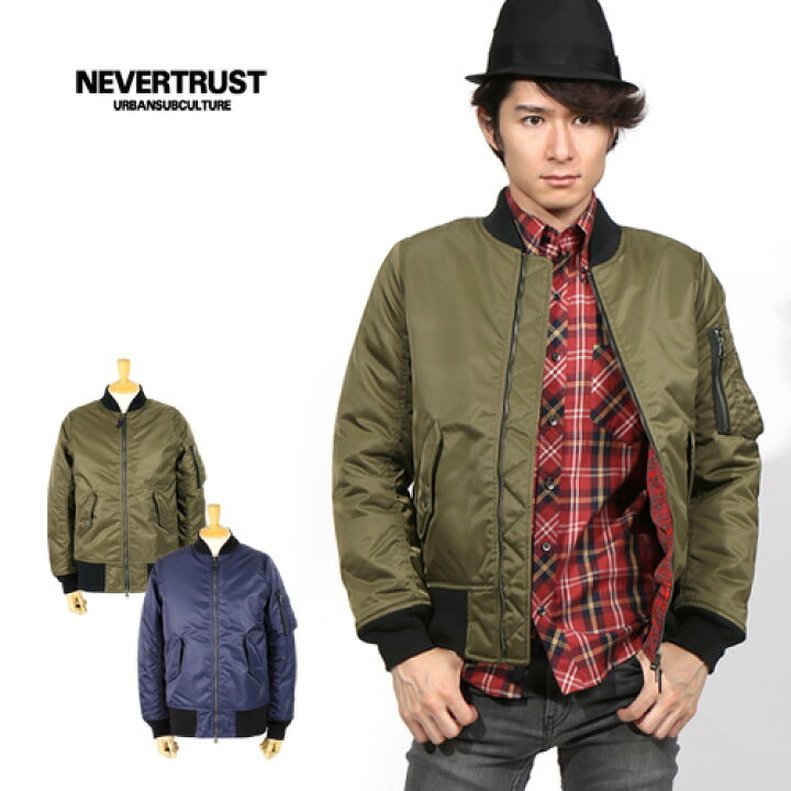 楽天市場】[期間SALE] NEVERTRUST/ネバートラスト クレリックMA-1