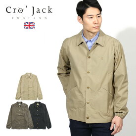 [期間SALE] Cro'Jack/クロジャック コーチジャケット Ashmore Coach jacket[メンズ ブルゾン ジャケット コーチジャケット丈 ワックスコットン 軽量 耐久 英国 イギリス おしゃれ かっこいい 紳士 秋服 秋物 秋 冬服 冬物 冬 大人 彼氏 プレゼント]