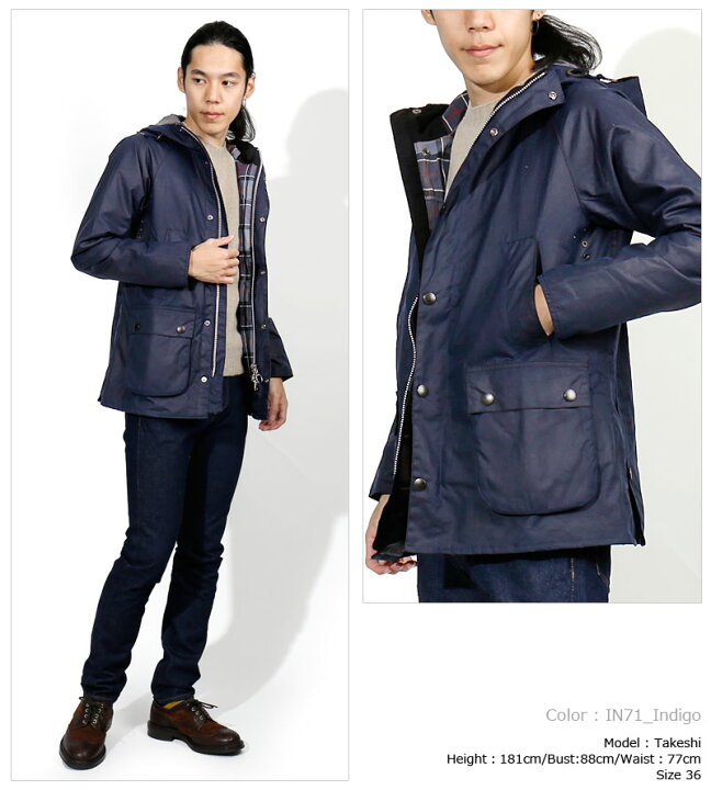 楽天市場】＠[期間SALE] Barbour/バブアー フーデッドビデイル 