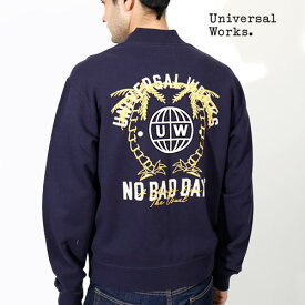 [期間SALE] Universal Works/ユニバーサルワークス NO BAD DAYS JACKET ループバックトラックトップジャケット UW1911081 20189 ジップスゥエット