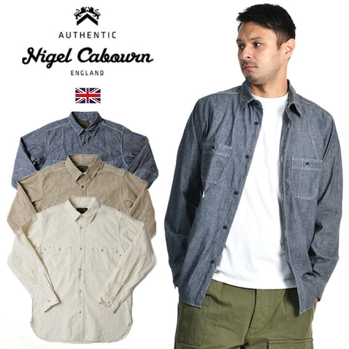 楽天市場】25年春夏新作 Nigel Cabourn/ナイジェル・ケーボン ニュー 