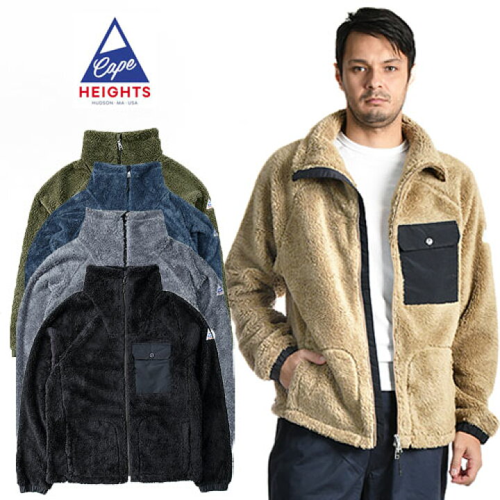 楽天市場 Cape Heights ケープハイツ Rivas Fleece Jacket フリースジャケット Chm メンズ ブルゾン ジャケット フリース 暖かい 軽い おしゃれ かっこいい 秋服 秋物 秋冬服 冬物 冬 大人 彼氏 プレゼント Jackpot