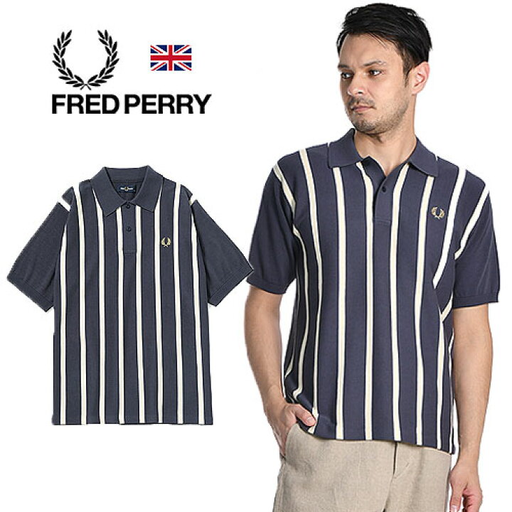 楽天市場】[期間SALE] FRED PERRY/フレッドペリー KNITTED STRIPE POLO 