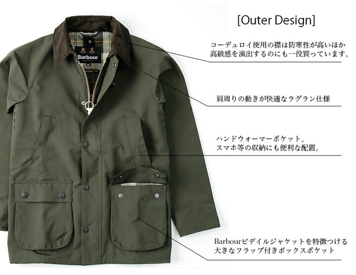 楽天市場】[期間SALE] Barbour/バブアー ビデイルジャケット BEDALE SL 
