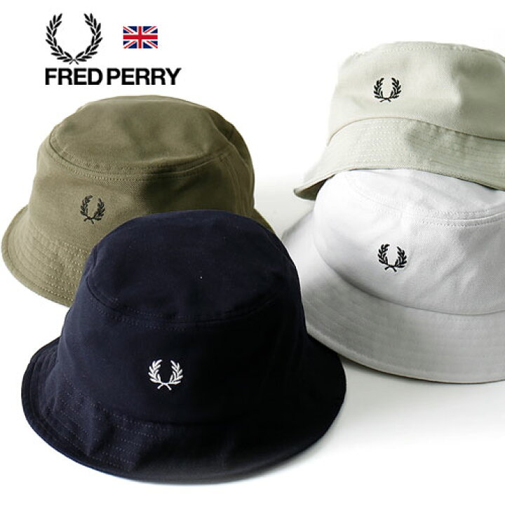 楽天市場】FRED PERRY/フレッドペリー PIQUE BUCKET HAT HW5650 ピケ 