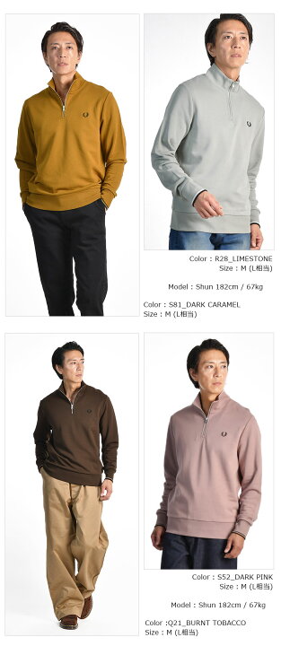 楽天市場】25年春夏新作 FRED PERRY/フレッドペリー ハーフジップ 