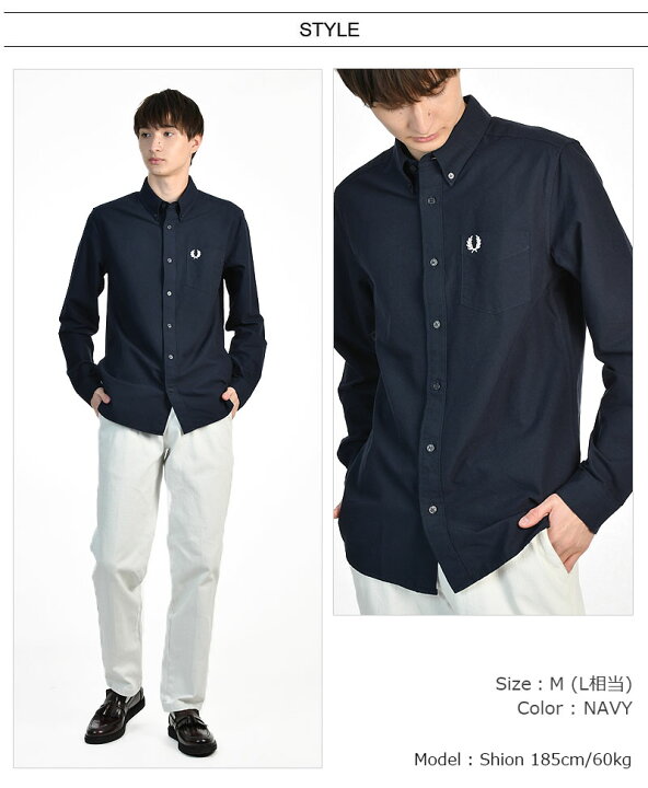 楽天市場】FRED PERRY/フレッドペリー オックスフォードシャツ OXFORD 