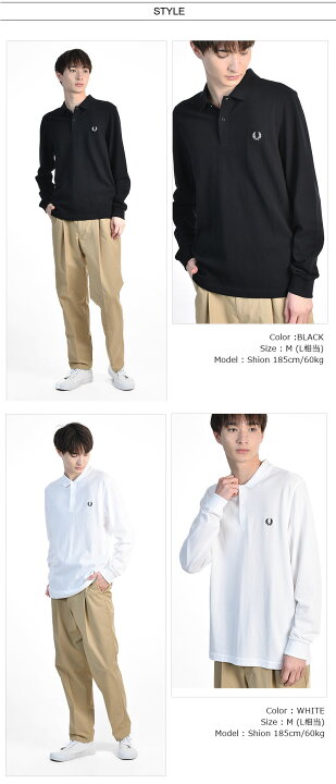 楽天市場】FRED PERRY/フレッドペリー LONGSLEEVE PLAIN POLO SHIRT 
