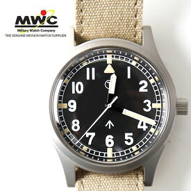 MWC WATCH/ミリタリーウォッチ リストウォッチ UK/W10/LC [ビンテージ 1940年代～1960年代モデル 24石オートマティック 37mm メンズ 腕時計軍用時計 MWC時計 Super-Luminova 5気圧防水 モデル スイス NATOナイロンベルト]