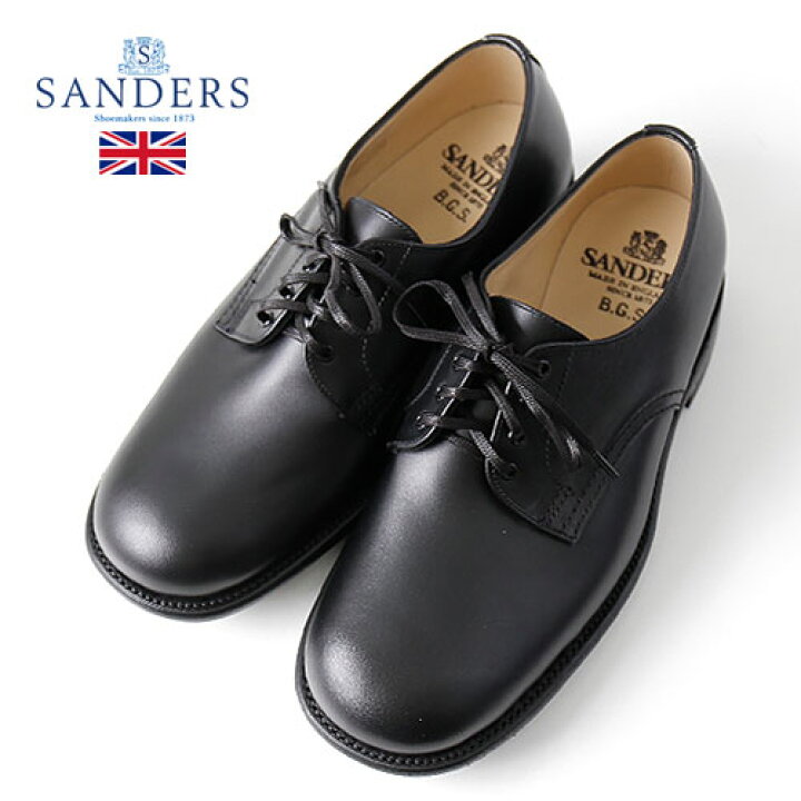 楽天市場】SANDERS/サンダース B.G.S. PLAIN TOE 1945BOW WAXY LEATHER  