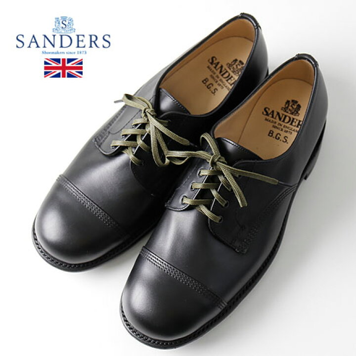 楽天市場】SANDERS/サンダース B.G.S. DERBY SHOE 2545BOW WAXY 
