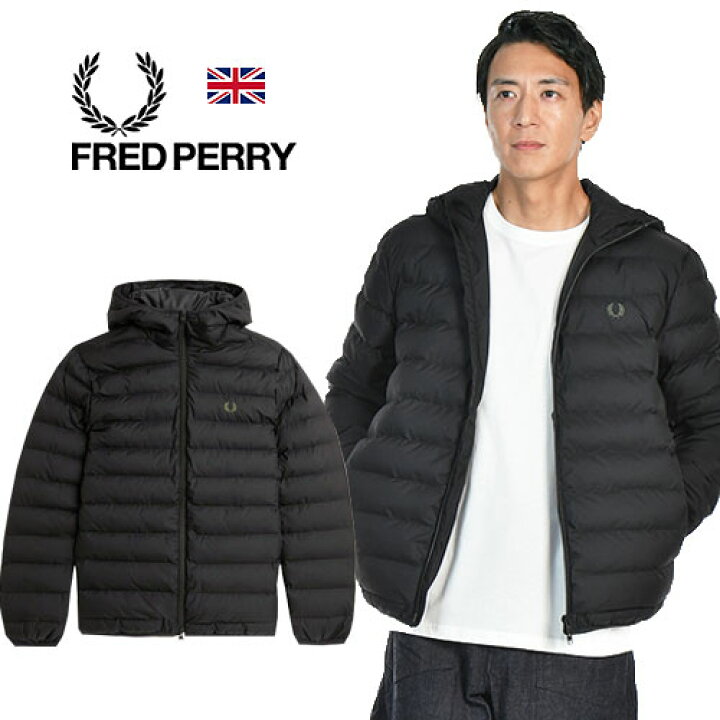楽天市場】FRED PERRY/フレッドペリーHOODED INSULATED JACKET  